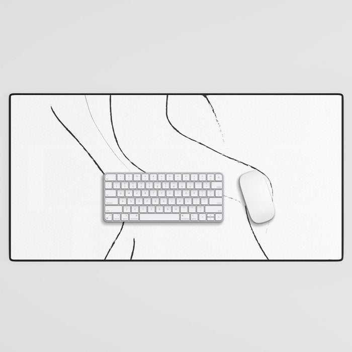 Minimal Line Drawing 2 Desk Mat Gallery Image 1
