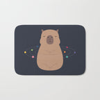 Capybara Universe Bath Mat Gallery Image 1