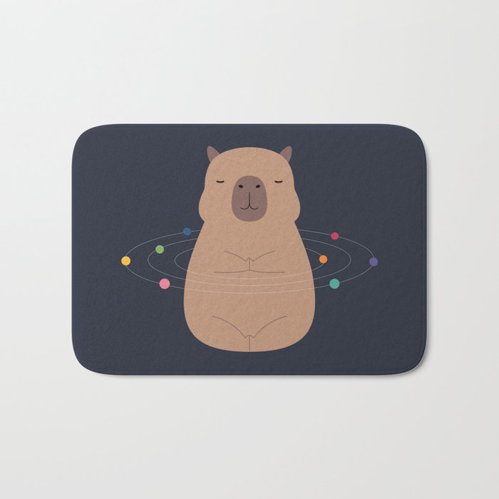 Capybara Universe Bath Mat Gallery Image 1