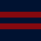 Navy Red Red Horizontal Stripes Coffee Mug Gallery Image 2