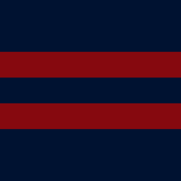 Navy Red Red Horizontal Stripes Coffee Mug Gallery Image 2