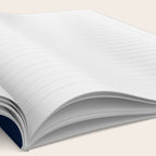 Navy Red Red Horizontal Stripes Notebook Gallery Image 2