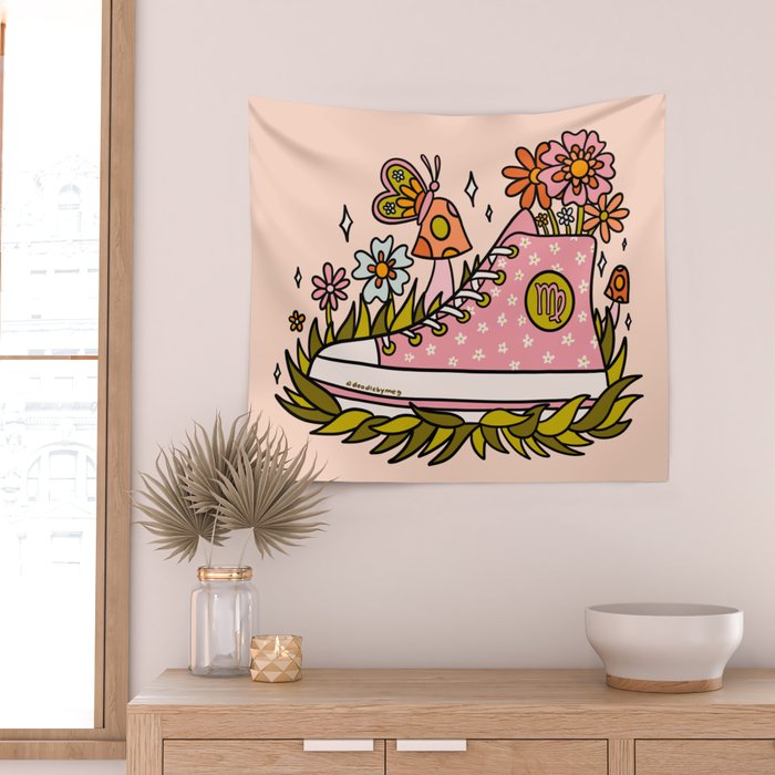 Virgo Sneaker Wall Tapestry Gallery Image 2