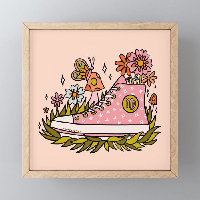 Virgo Sneaker Mini Art Print Gallery Image 1