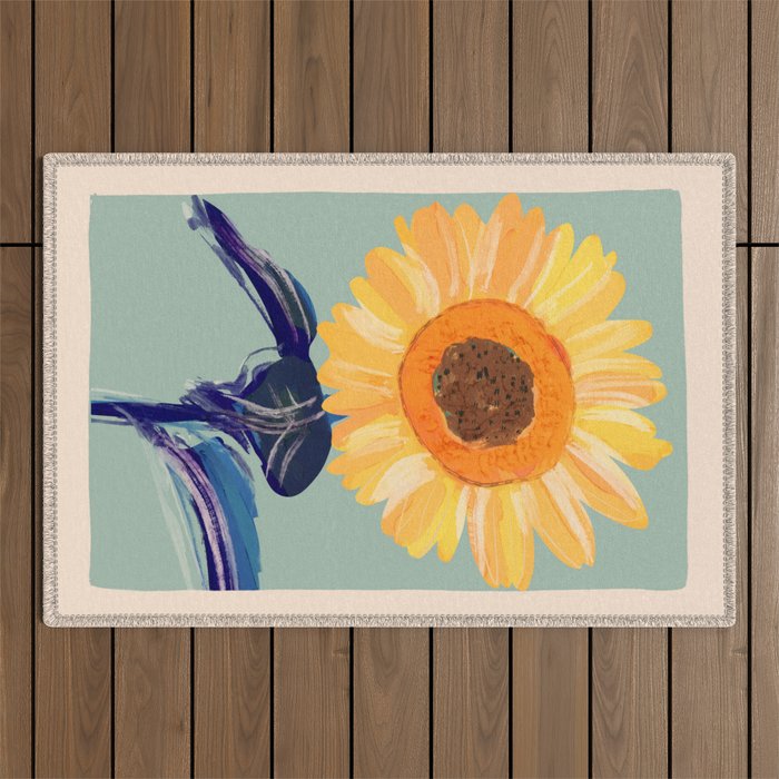 Sunflower 2 Outdoor Rug Gallery Image 1