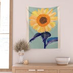 Sunflower 2 Wall Tapestry Gallery Image 2