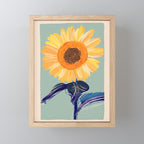 Sunflower 2 Mini Art Print Gallery Image 1