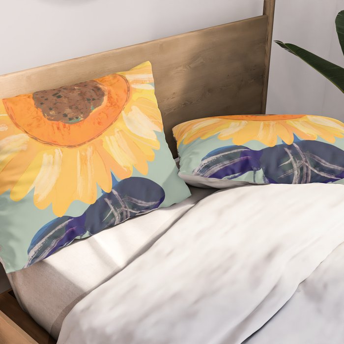 Sunflower 2 Pillow Sham Gallery Image 2