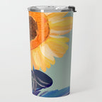 Sunflower 2 Travel Mug Gallery Image 2