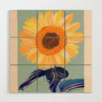 Sunflower 2 Wood Wall Art Gallery Image 1