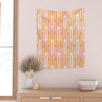 Rectangular Color Blocks In Soft Pastel Tones Wall Tapestry Gallery Image 2