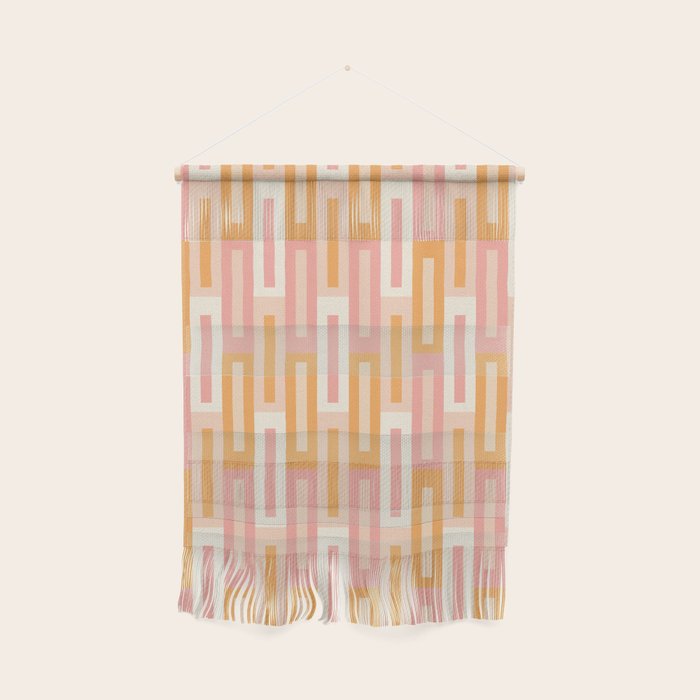 Rectangular Color Blocks In Soft Pastel Tones Wall Hanging Gallery Image 1