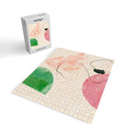 abstract organic shape pastel summer 3 Jigsaw Puzzle Gallery Image 2