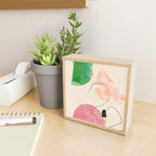 abstract organic shape pastel summer 3 Mini Art Print Gallery Image 2