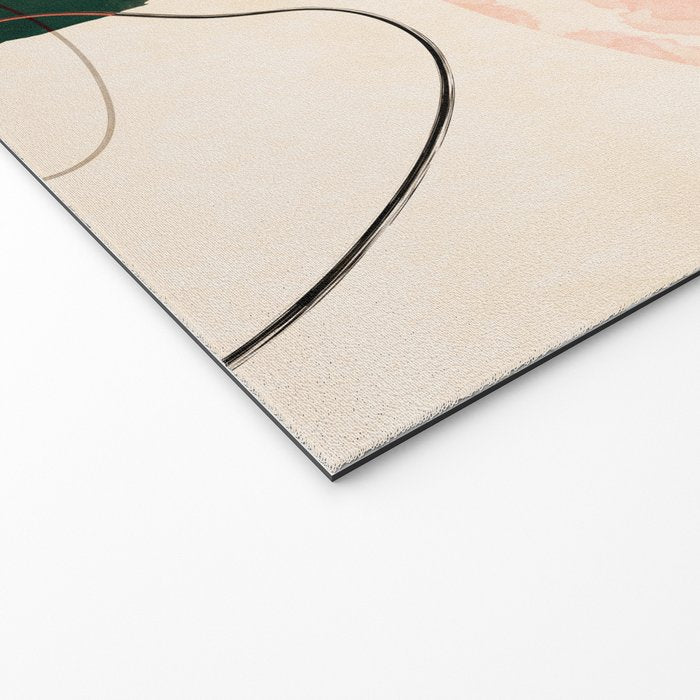 abstract organic shape pastel summer 3 Welcome Mat Gallery Image 2