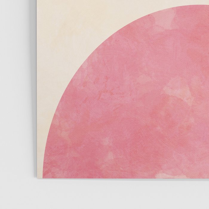 abstract organic shape pastel summer 3 Poster Gallery Image 3