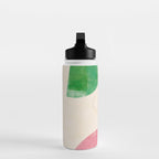 abstract organic shape pastel summer 3 Water Bottle Gallery Image 3
