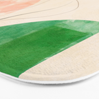 abstract organic shape pastel summer 3 Bath Mat Gallery Image 3