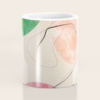 abstract organic shape pastel summer 3 Coffee Mug Gallery Image 4