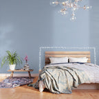 Classic Pale Blue Pastel Gingham Check Wallpaper Gallery Image 3