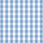 Classic Pale Blue Pastel Gingham Check Coffee Mug Gallery Image 2