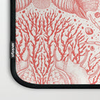 Beach treasures in coral red  Laptop Sleeve Gallery Image 3