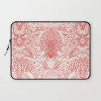 Beach treasures in coral red  Laptop Sleeve Gallery Image 1