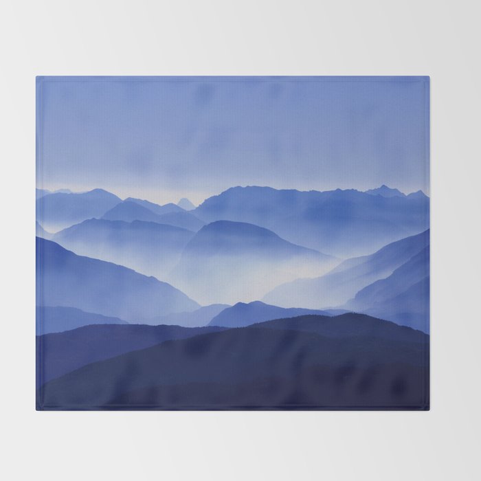 Mountains 12 Throw Blanket Gallery Image 2