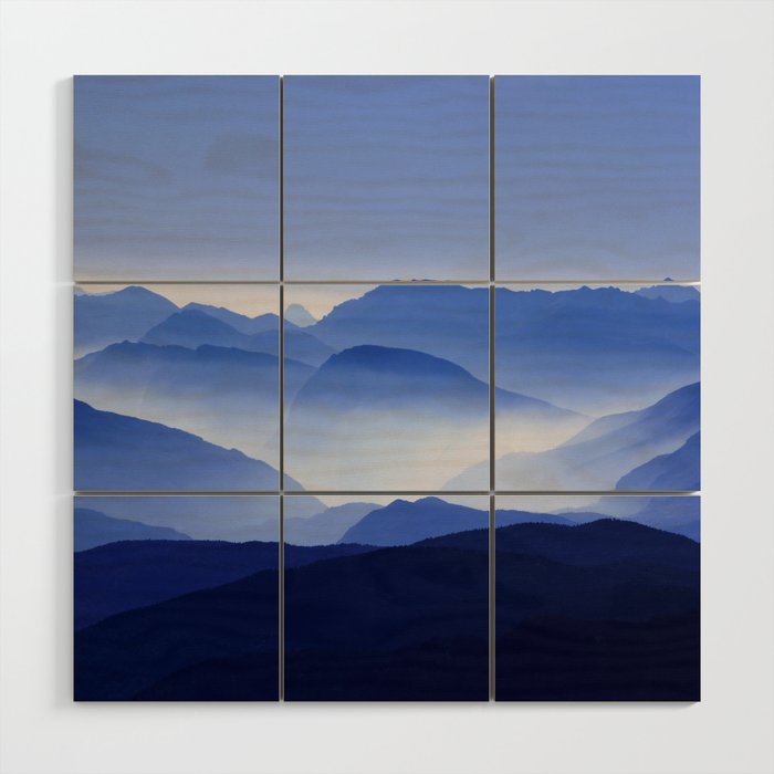 Mountains 12 Wood Wall Art Gallery Image 1