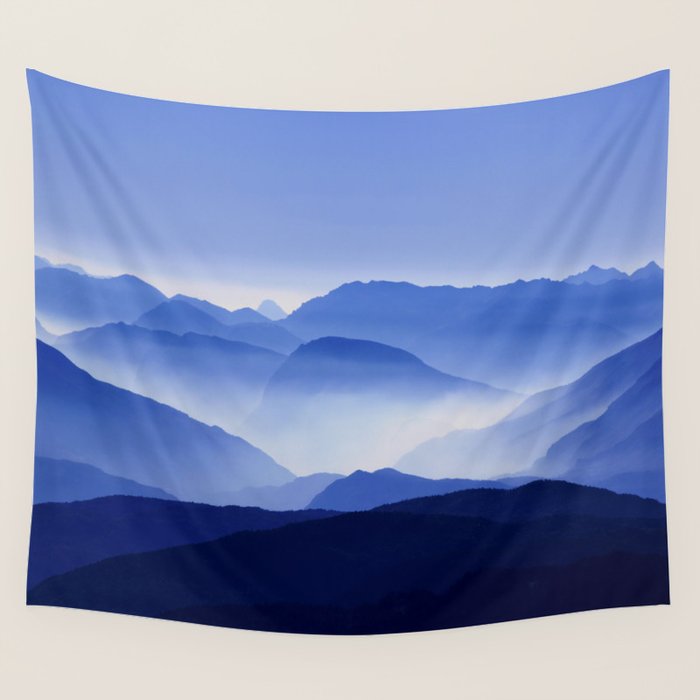 Mountains 12 Wall Tapestry Gallery Image 1