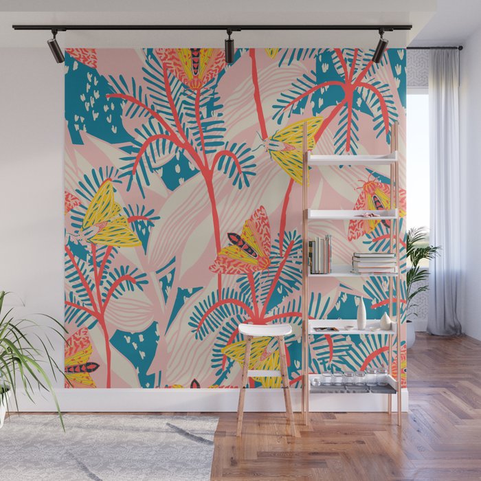 BAZAAR COSMICA MOTH Wall Mural Gallery Image 1
