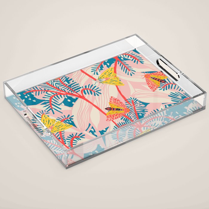 BAZAAR COSMICA MOTH Acrylic Tray Gallery Image 1