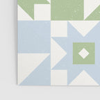 Quilt Shapes - Green and Blue Poster Gallery Image 3