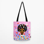Bloom Where You Are Planted Pink Tote Bag Gallery Image 2