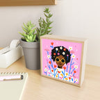 Bloom Where You Are Planted Pink Mini Art Print Gallery Image 2