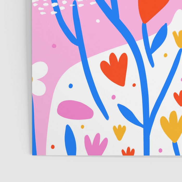 Bloom Where You Are Planted Pink Poster Gallery Image 3