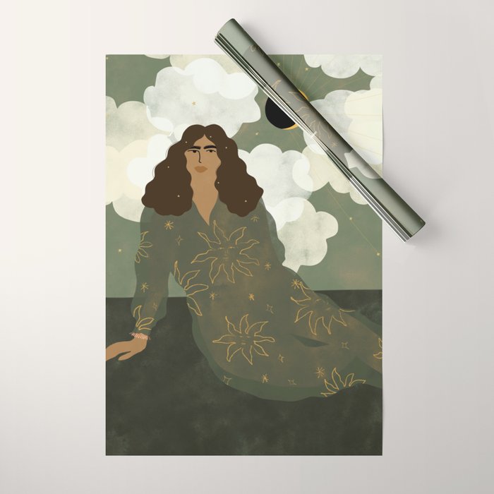 Head in the clouds Wrapping Paper Gallery Image 1