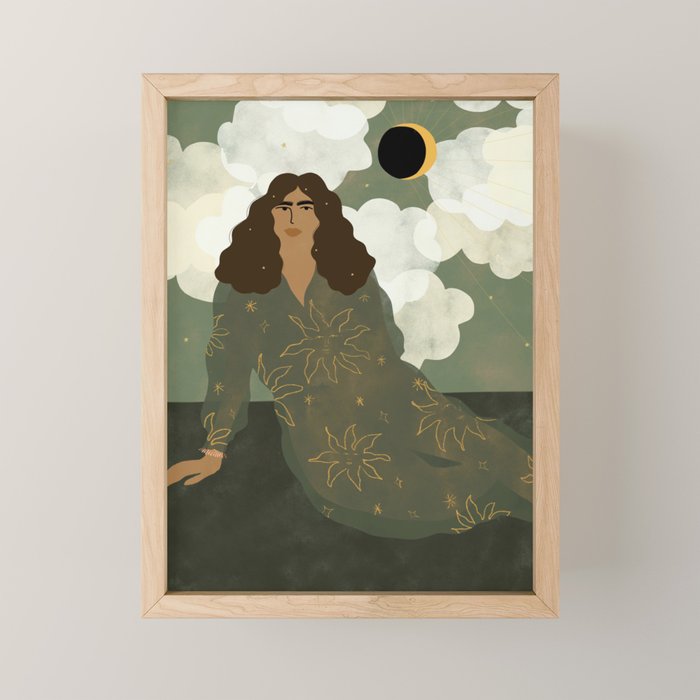 Head in the clouds Mini Art Print Gallery Image 1