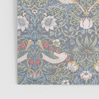 William Morris Strawberry Thief Slate Blue Vintage Pattern Poster Gallery Image 3