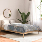 William Morris Strawberry Thief Slate Blue Vintage Pattern Comforter Gallery Image 2
