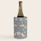 William Morris Strawberry Thief Slate Blue Vintage Pattern Wine Chiller Gallery Image 2