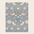 William Morris Strawberry Thief Slate Blue Vintage Pattern Notebook Gallery Image 4