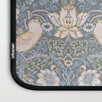 William Morris Strawberry Thief Slate Blue Vintage Pattern Laptop Sleeve Gallery Image 3
