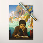 âPirate Dreamsâ by NC Wyeth Wrapping Paper Gallery Image 1