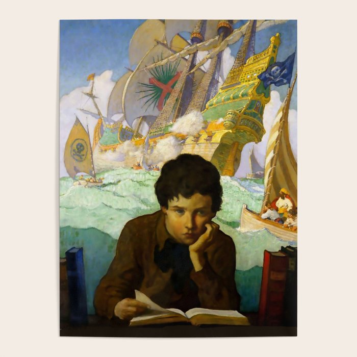 âPirate Dreamsâ by NC Wyeth Poster Gallery Image 4