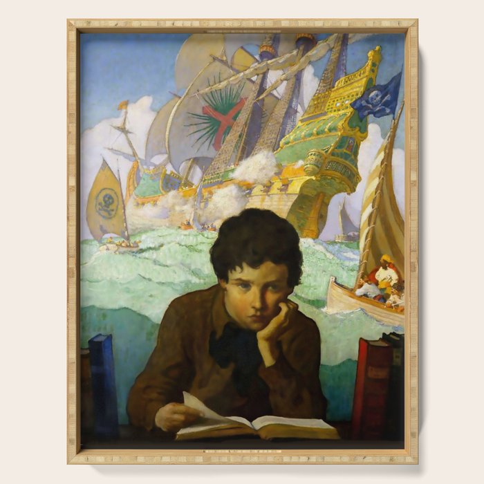 âPirate Dreamsâ by NC Wyeth Serving Tray Gallery Image 1