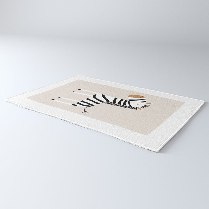 Nursery Wall Art, Safari Nursery Prints, Neutral Nursery Decor, Zebra Print Rug Gallery Image 3