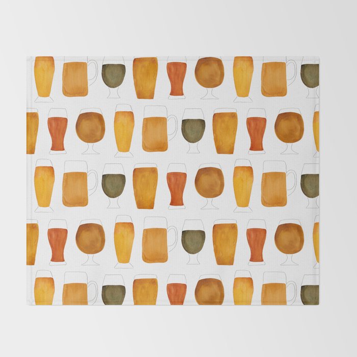 Beer Throw Blanket Gallery Image 2