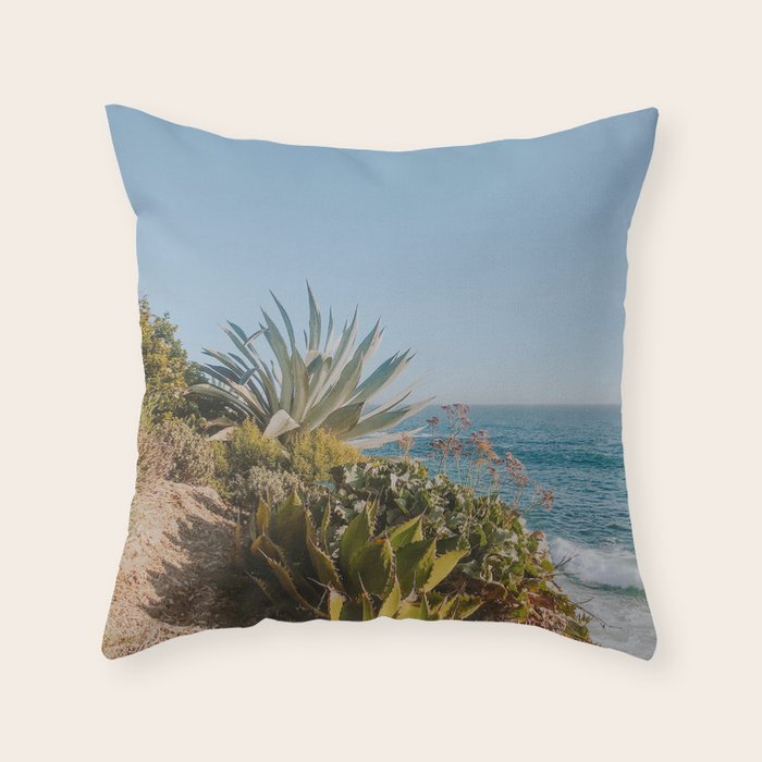 california coast xiii / laguna beach Throw Pillow Gallery Image 6