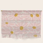 Big Groovy Flower - Light Pink Pastel Wall Hanging Gallery Image 1